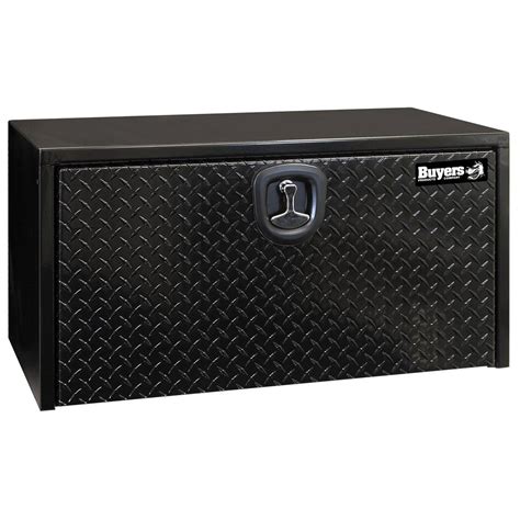 buyers products black steel underbody truck box|undermount tool boxes for flatbed.